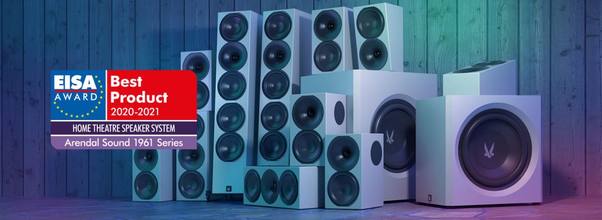 Best Home Speakers 2021 1961 SERIES EISA AWARD 2020 2021   arendalsound.com